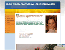 Tablet Screenshot of platznerova.cz